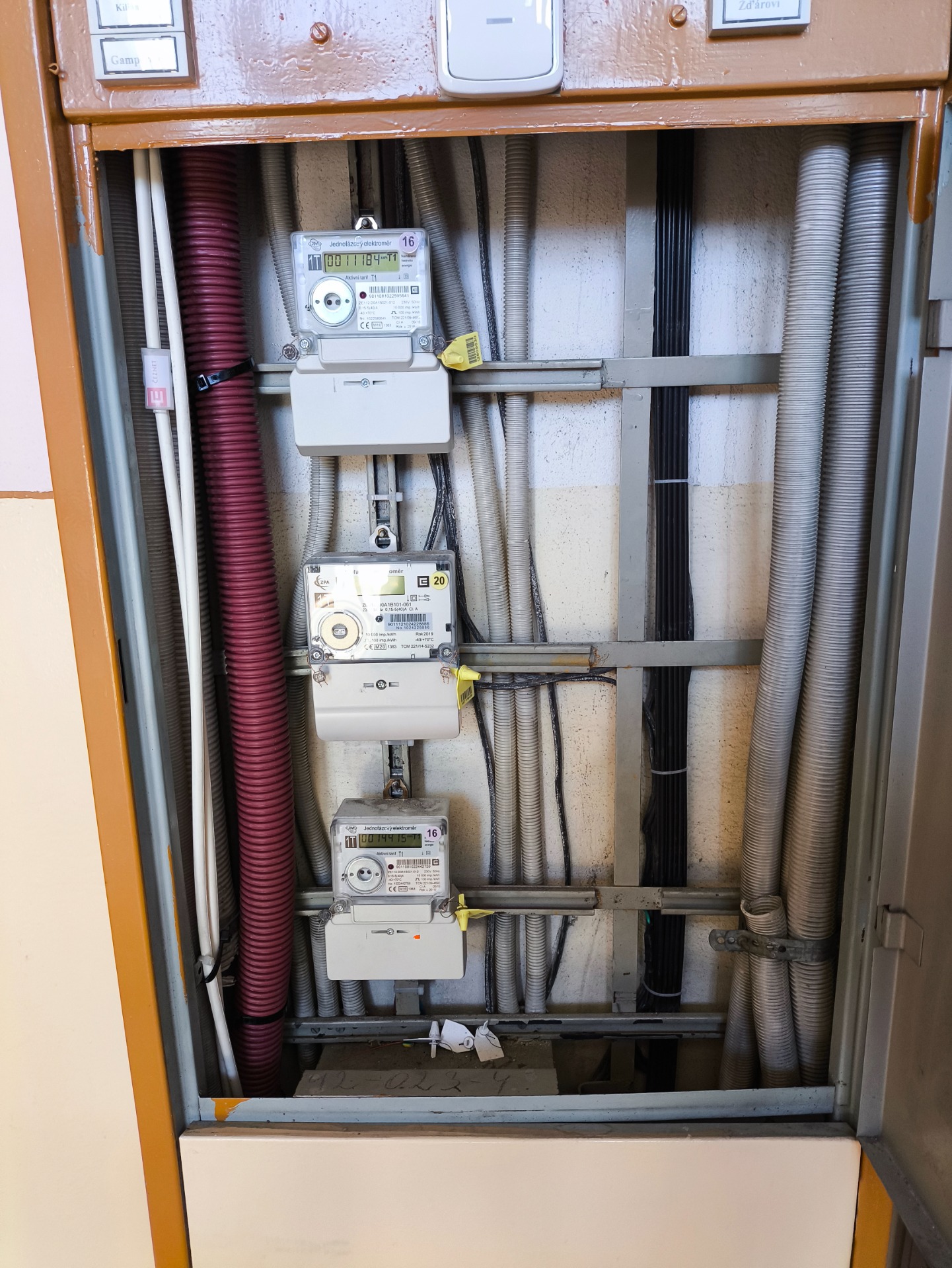Přepojení elektroměrů z Al na Cu 